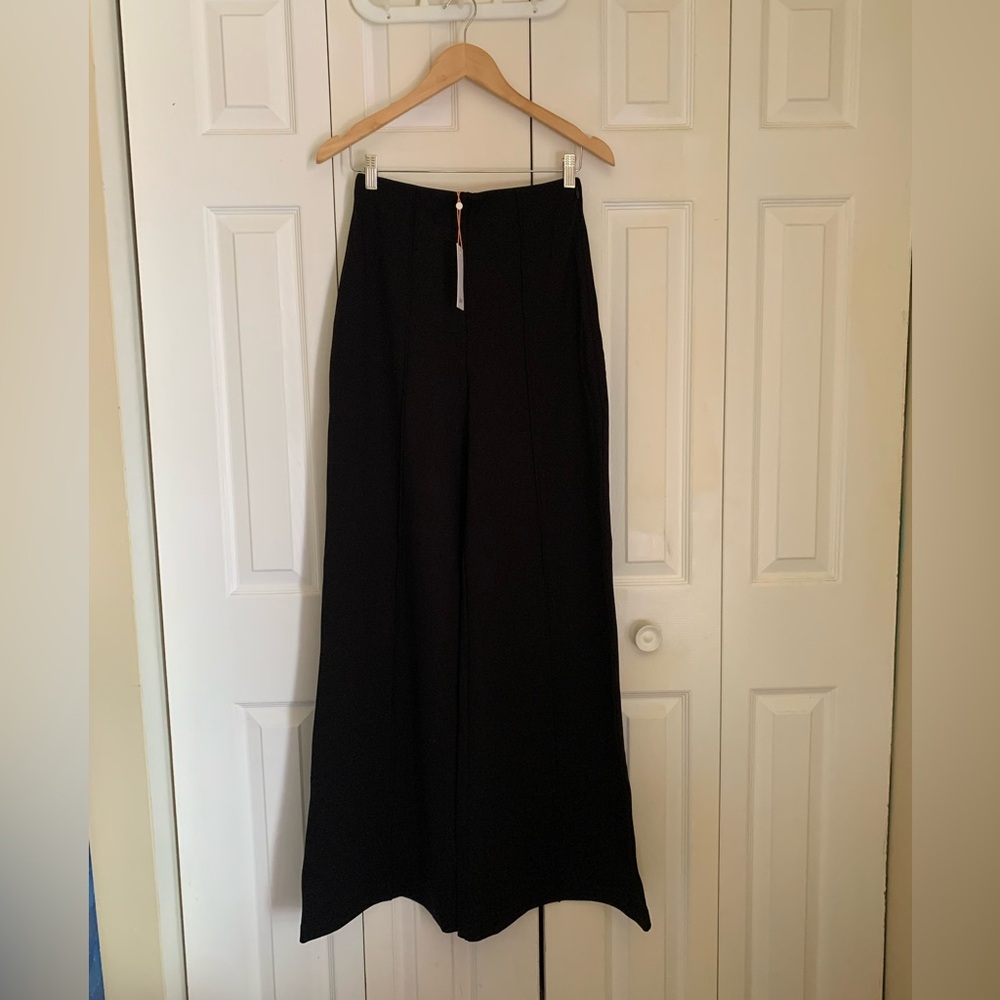 Ultra-Stretch Ponte Super Wide Leg Pants - Picture 5 of 15